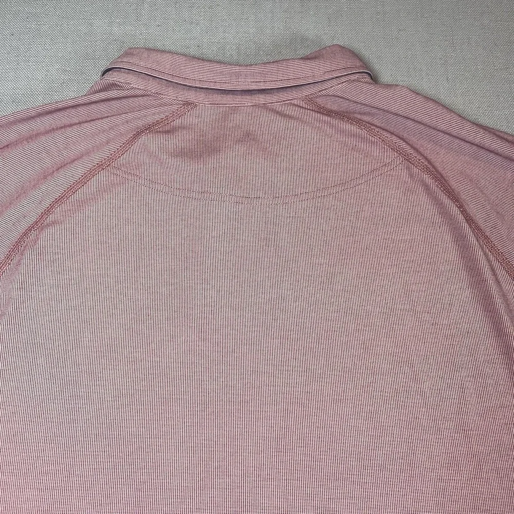 Rhone Delta Pique Polo Shirt Mens‎ 2XL Red Stretch Golf Performance Short Sleeve